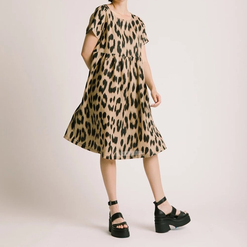 Allison Wonderland leopard print dress
